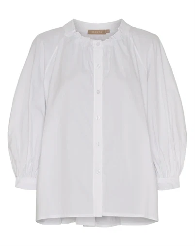 Marta Du Chateau - MDCJoelle Skjorte - White